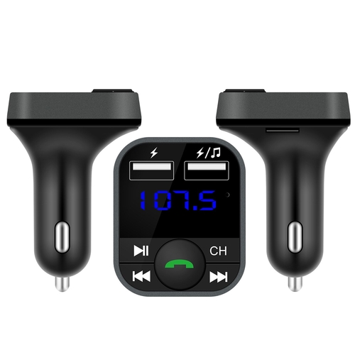 Bluetooth Car USB Charger FM Transmitter Wireless Hands Free Radio Adapter MP3 Player Car Styling MP3 4