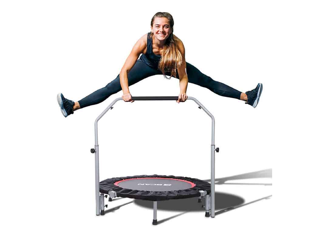 BCAN 40 Foldable Mini Trampoline – Home Workout Equipment