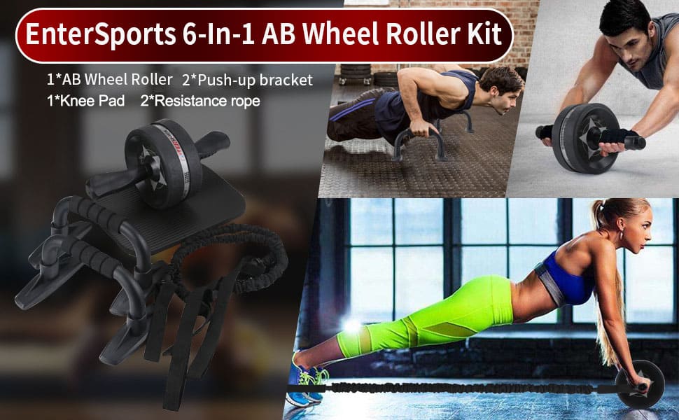 Entersports Ab Roller Wheel – Home Workout Equipment