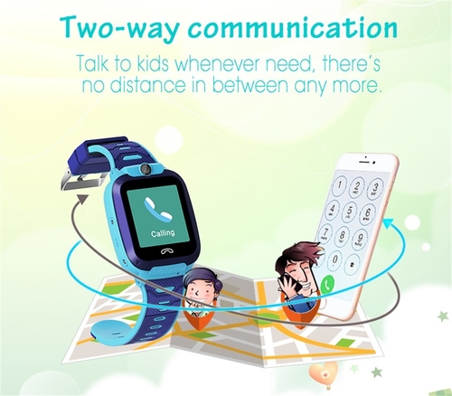 Kids LBS Locator Tracker Smart Watch Telephone SOS Anti Lost Waterproof Watch High Quality Free Shipping 5