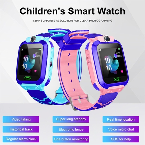 Kids LBS Locator Tracker Smart Watch Telephone SOS Anti Lost Waterproof Watch High Quality Free Shipping 9