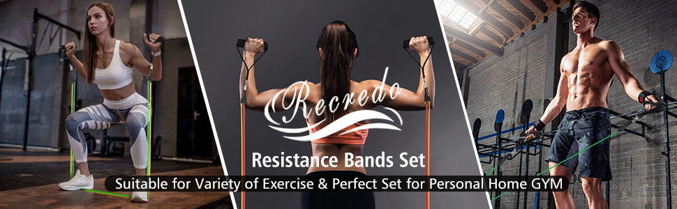 Resistance Bands Set – Home Workout Equipment