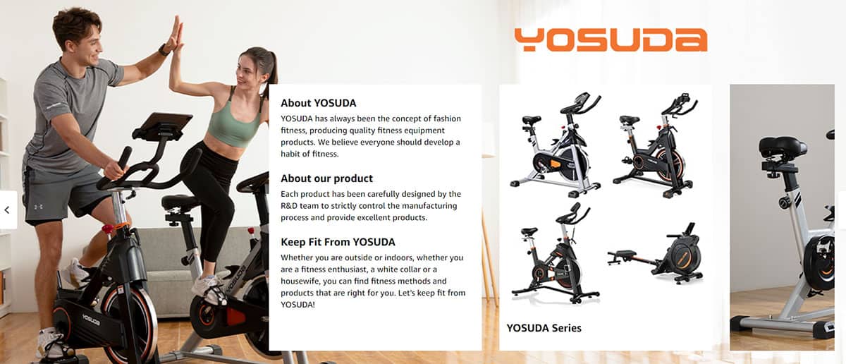 YOSUDA Indoor Cycling Bike Stationary – Home Workout Equipment