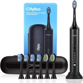Electric Toothbrush Sonic Toothbrushes 5 Modes with 6 Brush Heads