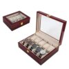 10 Grids Solid Red Wooden Watch Box Jewelry Display Organizer Case Watches Bracelet Storage Box Caja.jpg 640x640