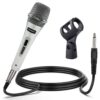 5 core microphones 5 core microphone pro microfono dynamic mic xlr audio cardiod vocal karaoke nd 909 chrome 37473517928685