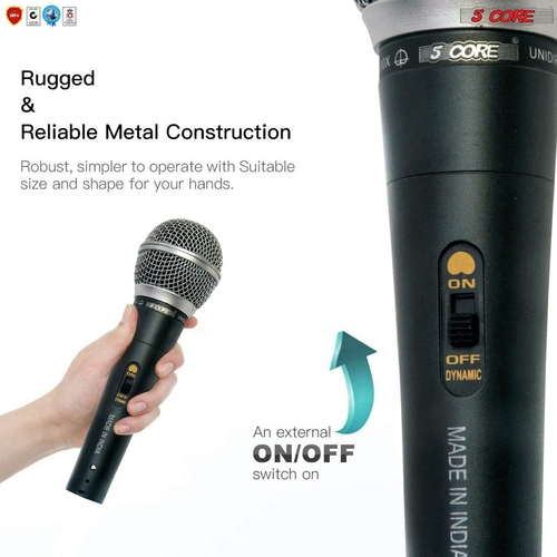 5 core microphones microphone pro microfono dynamic mic xlr audio cardiod vocal karaoke 5core nd 5800x 37452540772589