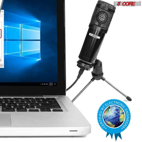 5 core microphones premium pro audio condenser recording microphone podcast gaming pc studio mic 5 core rm 4 b 37461884633325