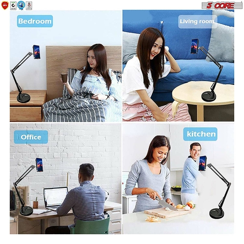 5 core mobile phone stands cell phone stand mount boom arm adjustable fordable desktop holder mobile iphone 5 core arm mob 37118492279021