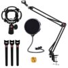 5 core musical instruments gear pro audio equipment stands mounts holders 5core microphone stand 16 inch microphone suspension arm set 16 37528635506925