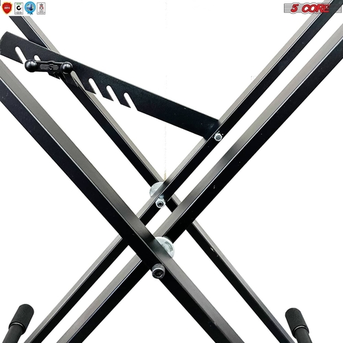 5 core musical keyboard stands keyboard stand piano riser double x 5core mixer stand 37515418534125
