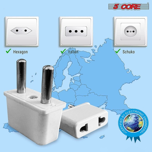5 core power adapter charger accessories universal world travel usb plug adapter surge protectors type a international 5 core type c 4pcs wh 37480865399021