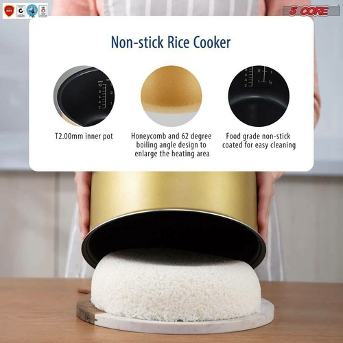5 core rice cookers asian style electric rice cooker steamer pot steamer digital touch screen button 5core rc 0501 37117132996845