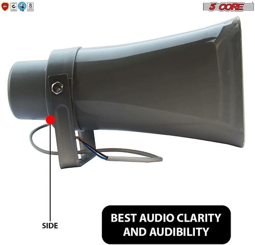 5 core speaker drivers horns pa power horn indoor outdoor pro waterproof speaker driver abs 100w siren 5 core tri siren 37120678199533