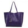 Fashion handbag Woman Casual leather bags women Tassel Handbag Alligator Pattern Shoulder Bag.jpg 640x640