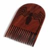 venom logo wooden beard comb 659165